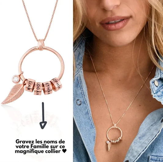 Collier Ailes d'Ange Personnalisable - Acier Inoxydable | 50% DE RÉDUCTION + Livraison Gratuite uniquement aujourd'hui!