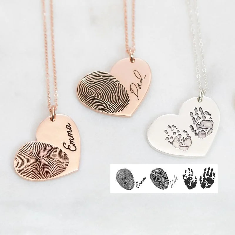 SoulPrint - Personalized Heart-Shaped Fingerprint