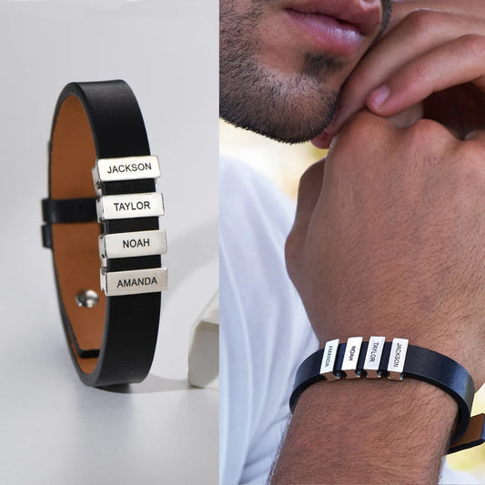 Eternify Personalized Bracelet - Leather