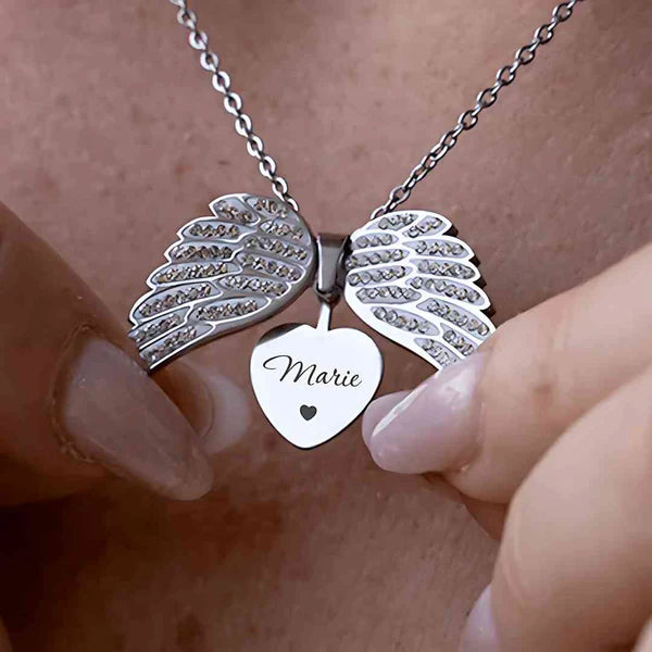 Personalizable Angel Necklace 925 Silver