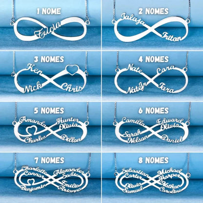 Infinity Necklace - Customizable - Up to 8 Names
