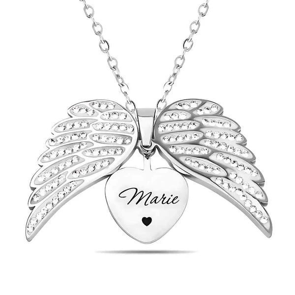 Personalizable Angel Necklace 925 Silver