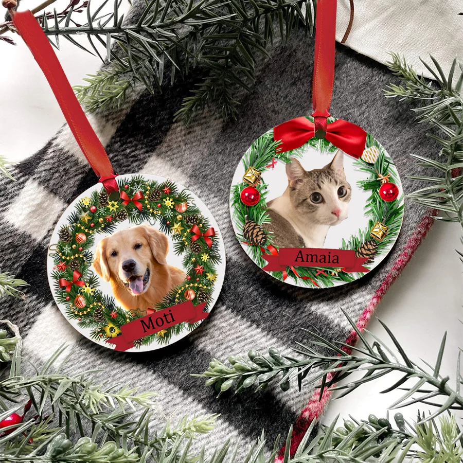 Christmass Personalized Photo Pet Ornament