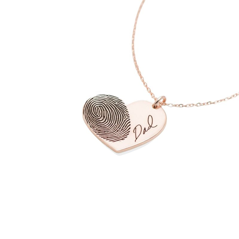 SoulPrint - Personalized Heart-Shaped Fingerprint