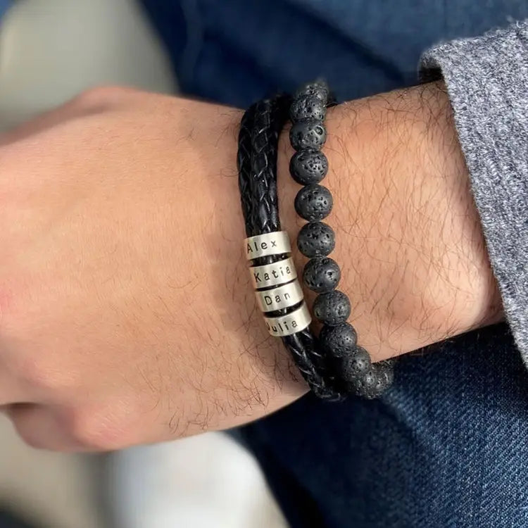 Bracciale in Pelle Personalizzabile | Offerta Speciale 50% di Sconto - Pre-Natale