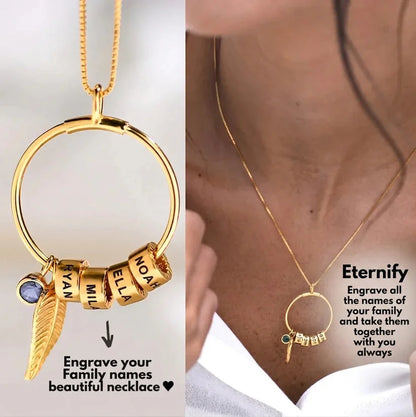 Customizable Angel Wings Necklace - Stainless Steel | 50% OFF + Free Shipping Today Only!