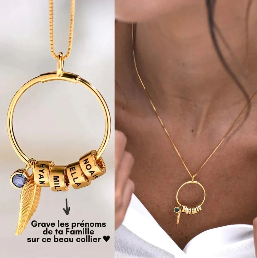 Collier Ailes d'Ange Personnalisable - Acier Inoxydable | 50% DE RÉDUCTION + Livraison Gratuite uniquement aujourd'hui!