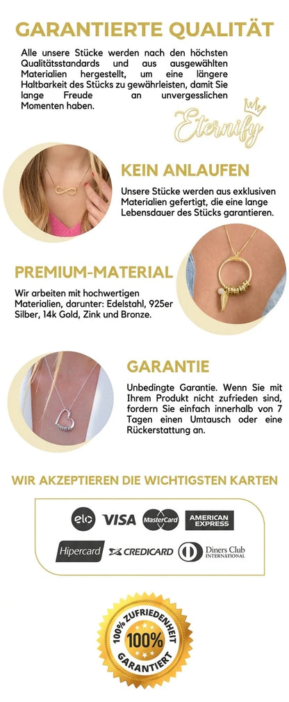 Personalisierbare Engelsflügelkette - Edelstahl | 50% Rabatt + Kostenloser Versand nur heute!
