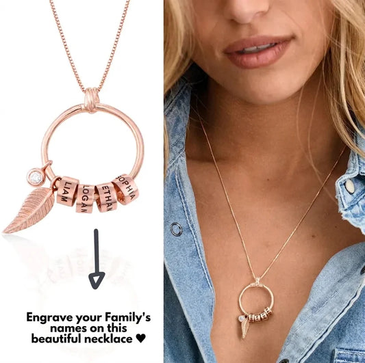 Customizable Angel Wings Necklace - Stainless Steel | 50% OFF + Free Shipping Today Only!