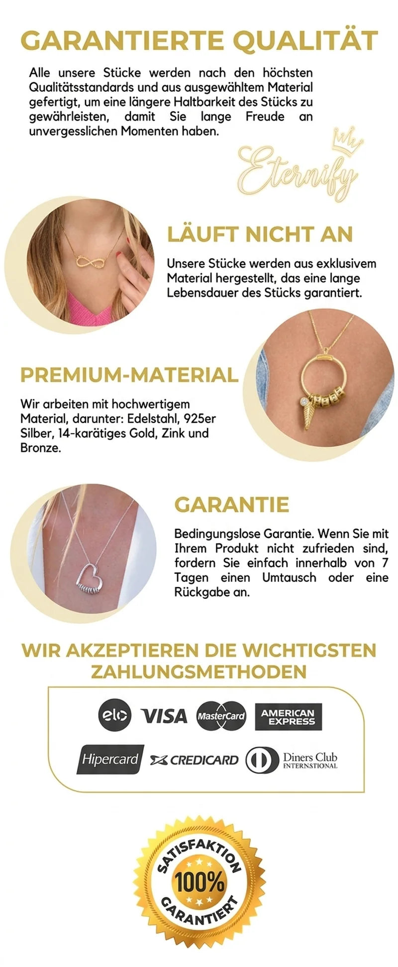 Personalisierbare Halskette Meine Herzen - Lasergravur - Sonderangebot! ♥