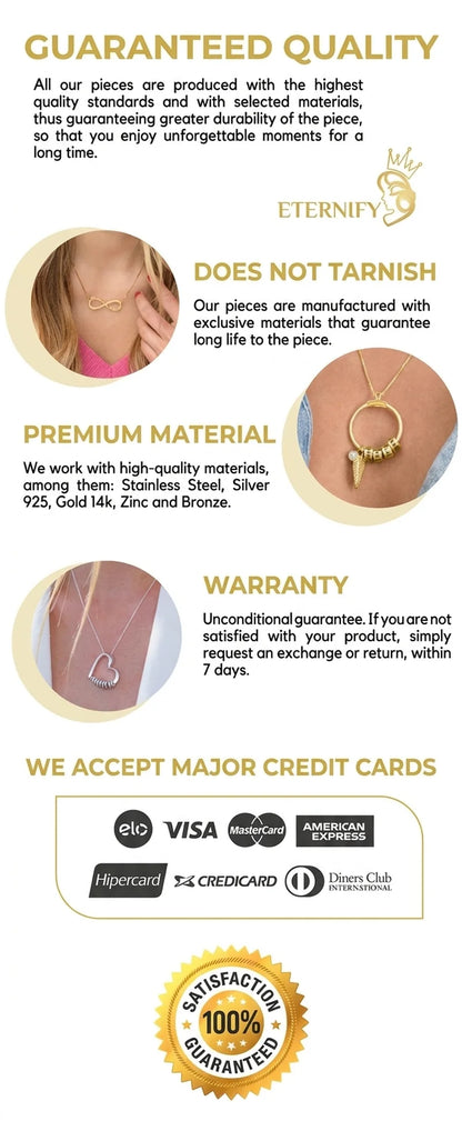 Customizable My Hearts Necklace - Laser Engraving - Special Offer! ♥
