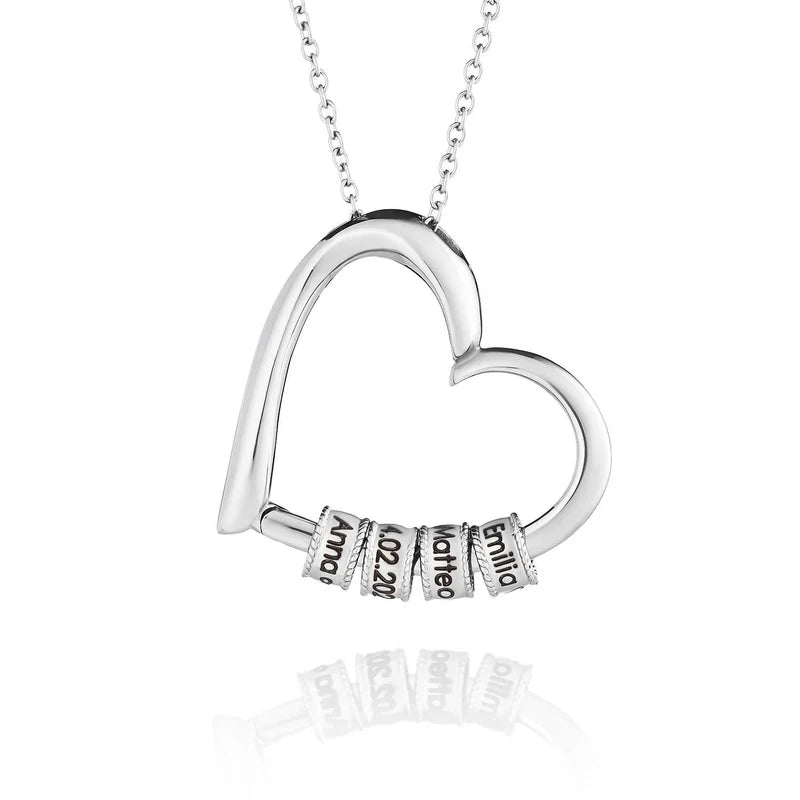 Ewige Liebe Personalisierbare Halskette - Lasergravur - Exklusives Angebot