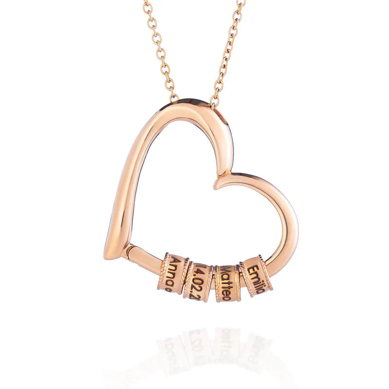 Ewige Liebe Personalisierbare Halskette - Lasergravur - Exklusives Angebot