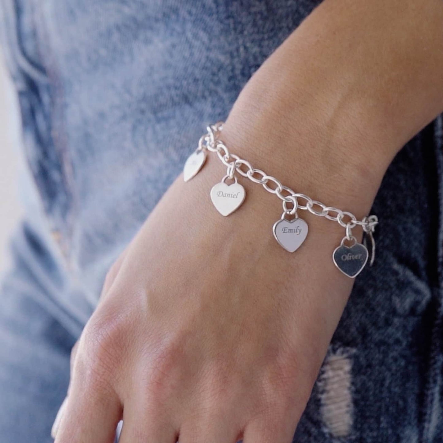 Bracelet Cœurs de la Vie - Personnalisable - Gravure au Laser - Acier Inoxydable | Offre Spéciale! ♥