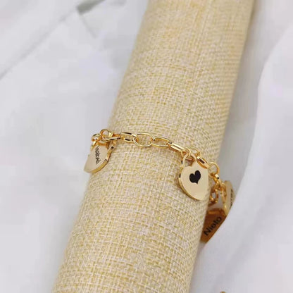 Armband Herzen des Lebens - Personalisierbar - Lasergravur - Edelstahl | Special Offer! ♥