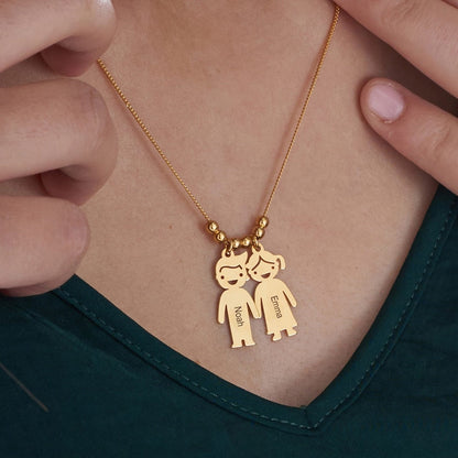 Personalized 'My Treasures' Necklace - Family, Kids & Grandkids - Special Offer! ♥