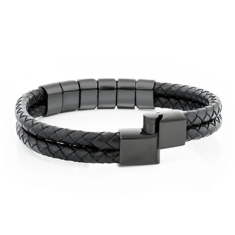 Bracelet en cuir personnalisable Élégant | Offre spéciale 50% DE RÉDUCTION