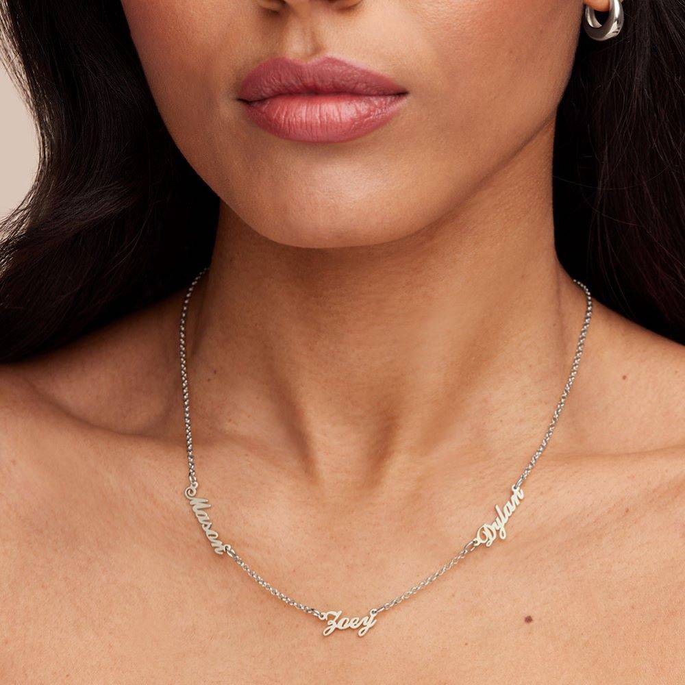 Personalisierbare Kette Ewige Liebe - Meine Familie - Lasergeschnitten - Vergoldet - Muttertagserwärmung 🔥