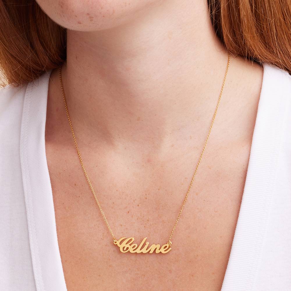 Classic Cocktail Name Necklace in Gold Plating