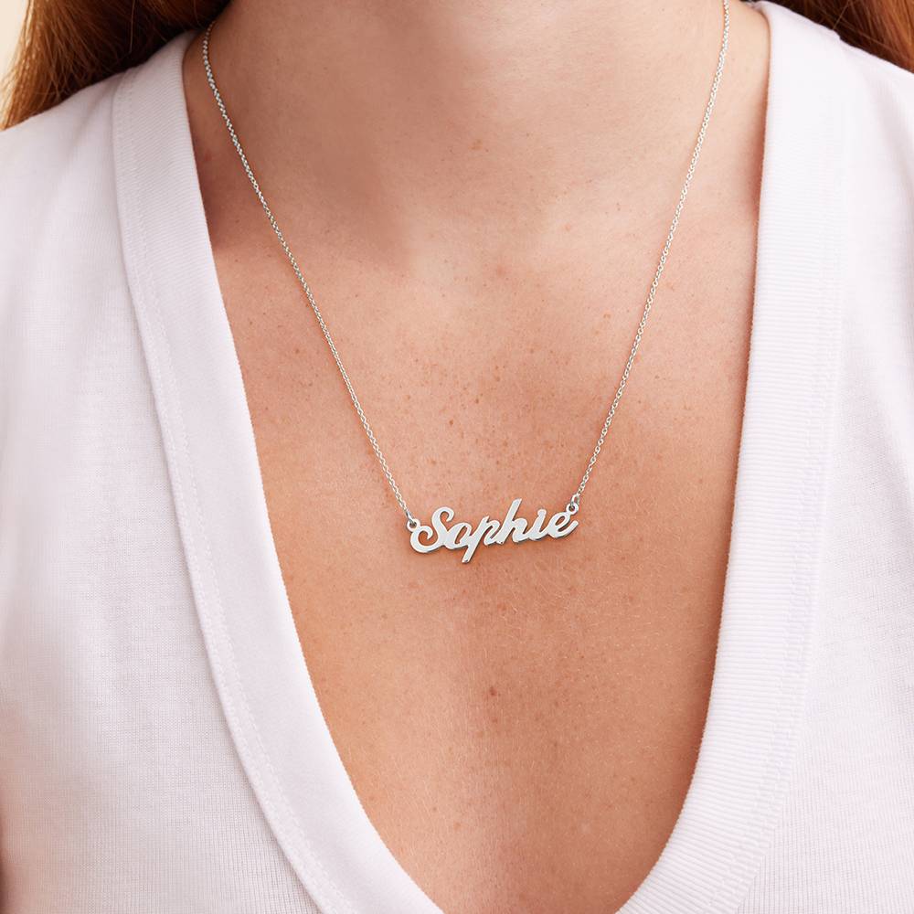 Classic Cocktail Name Necklace in 925 Steling Silver