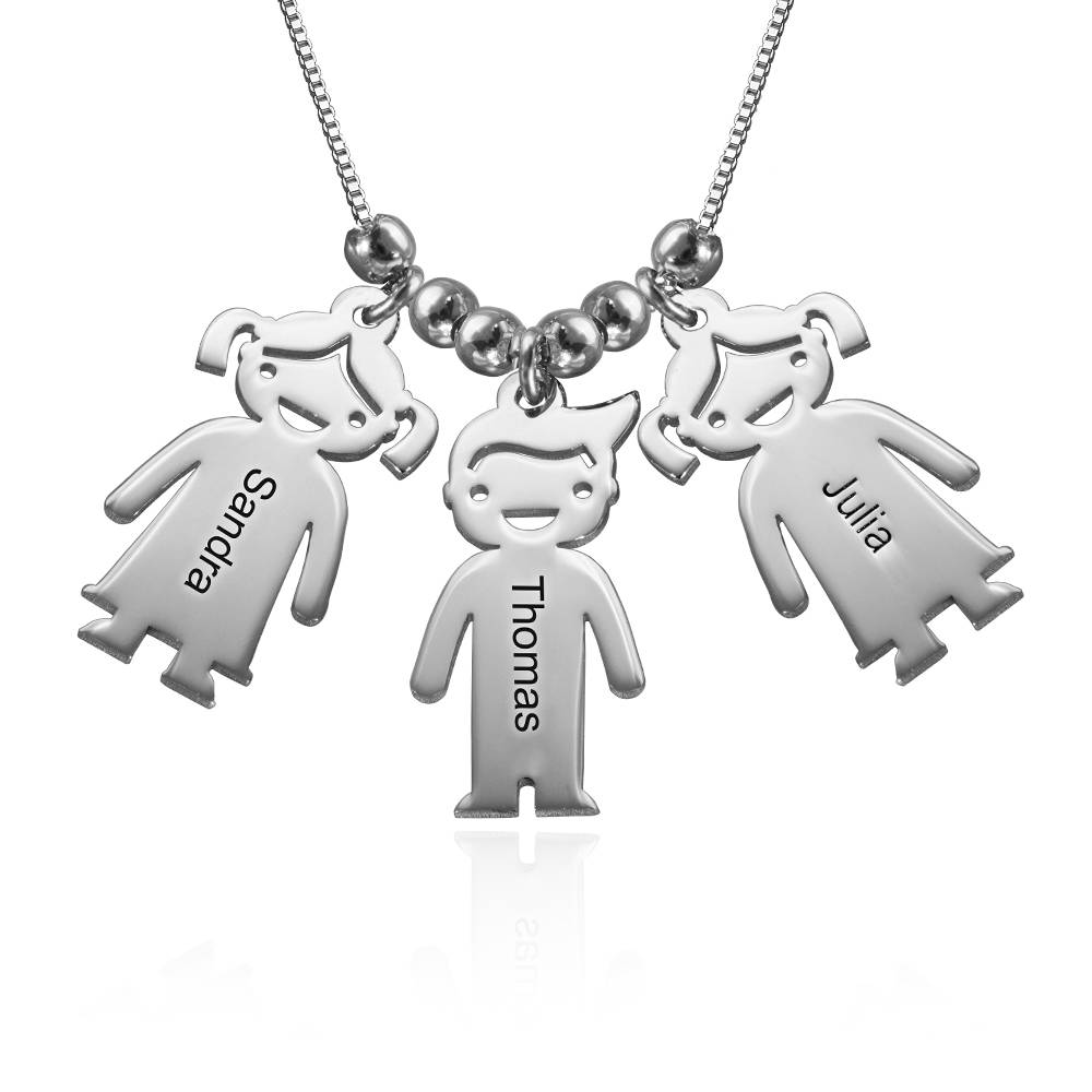 Collier Mes Trésors Personnalisable - Famille Enfants&Petits-Enfants - Offre Spéciale ! ♥